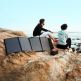 Choetech Foldable Photovoltaic Solar Panel Quick Charge PD 120W - сгъваем соларен панел зареждащ директно вашето устройство от слънцето с DC порт, двва 2xUSB-A и USB-C портове (черен) thumbnail 9