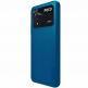 Nillkin Super Frosted Shield Case - поликарбонатов кейс за Xiaomi Poco M4 Pro (син) thumbnail 3