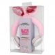Gjby Plush Rabbit Kids On-Ear Headphones - слушалки подходящи за деца за мобилни устройства (розов) thumbnail 3