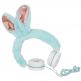 Gjby Plush Rabbit Kids On-Ear Headphones - слушалки подходящи за деца за мобилни устройства (син) thumbnail
