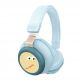 Gjby CA-030 Dinosaur BT Wireless On-Ear Headphones - безжични блутут слушалки, подходящи за деца (светлосин) thumbnail