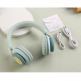 Gjby CA-030 Dinosaur BT Wireless On-Ear Headphones - безжични блутут слушалки, подходящи за деца (светлосин) thumbnail 4