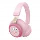 Gjby CA-030 Dinosaur BT Wireless On-Ear Headphones - безжични блутут слушалки, подходящи за деца (розов) thumbnail