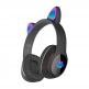 Catear L400 BT Kids Wireless Over-Ear Headphones - безжични блутут слушалки, подходящи за деца (черен) thumbnail