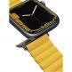 Uniq Revix Silicone Magnetic Strap - двулицевва магнитна силиконова каишка за Apple Watch 42мм, 44мм, 45мм (жълт-кафяв) thumbnail 7
