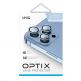 Uniq Optix Camera Tempered Glass Lens Protector - предпазни стъклени лещи за камерата на iPhone 13, iPhone 13 mini (син) thumbnail 3