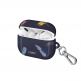 Uniq Coehl Reverie Case - хибриден силиконов калъф с карабинер за Apple Airpods Pro (син) thumbnail