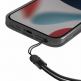 Uniq Heldro Case - хибриден удароустойчив кейс с лента за ръка за iPhone 13 Pro (черен) thumbnail 4
