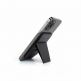 Uniq Lyft Magnetic Stand and Card Holder - кожен портфейл (джоб) с вградена поставка за прикрепяне към iPhone с MagSafe (черен) thumbnail 5