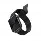 Uniq Dante Milanese Magnetic Stainless Steel Band - стоманена, неръждаема каишка за Apple Watch 42мм, 44мм, 45мм (тъмносив) thumbnail
