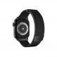 Uniq Dante Milanese Magnetic Stainless Steel Band - стоманена, неръждаема каишка за Apple Watch 42мм, 44мм, 45мм (тъмносив) thumbnail 2