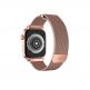 Uniq Dante Milanese Magnetic Stainless Steel Band - стоманена, неръждаема каишка за Apple Watch 38мм, 40мм, 41мм (розово злато) thumbnail 2