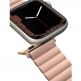 Uniq Revix Silicone Magnetic Strap - двулицевва магнитна силиконова каишка за Apple Watch 38мм, 40мм, 41мм (розов-бежов) thumbnail 4