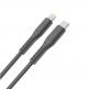 Uniq Flex USB-C to Lightning Cable PD 18W - USB-C към Lightning кабел за Apple устройства с Lightning порт (30 см) (сив) thumbnail 3