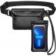 Spigen A621 Waterproof Wrist Bag with Phone Case IPX8 - водонепромокаема чанта с презрамка и водонепромокаем калъф за телефон (черен) thumbnail