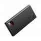 Baseus Adaman Metal Digital Display Power Bank 22.5W 10000 mAh (PPIMDA-B0A) - външна батерия с 2xUSB-A и 1xUSB-C изходи с технология за бързо зареждане (черен) thumbnail 2