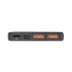 Baseus Adaman Metal Digital Display Power Bank 22.5W 10000 mAh (PPIMDA-B0A) - външна батерия с 2xUSB-A и 1xUSB-C изходи с технология за бързо зареждане (черен) thumbnail 4
