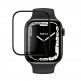 SwitchEasy Shield 3D Full Screen Protector - защитно покритие с извити ръбове за дисплея на Apple Watch 41мм (черен-прозрачен) thumbnail 2