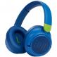 JBL JR 460NC Wireless Over-Ear Noise Cancelling Headphones - безжични слушалки подходящи за деца (син) thumbnail