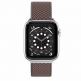 SwitchEasy Wave Elastic Nylon Watch Loop Band - текстилна каишка за Apple Watch 42мм, 44мм, 45мм (бронз) thumbnail 2