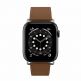SwitchEasy Classic Genuine Leather Watch Band - кожена каишка от естествена кожа за Apple Watch 42мм, 44мм, 45мм (кафяв) thumbnail