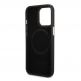 Guess PU 4G MagSafe Leather Hard Case - дизайнерски кожен кейс с MagSafe за iPhone 13 Pro Max (черен) thumbnail 5