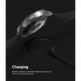 Ringke 2x Slim Watch Case - комплект от два броя качествен твърд кейс за Samsung Galaxy Watch 4 Classic 44 мм (прозрачен и черен) (2 броя) thumbnail 6