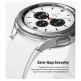 Ringke 2x Slim Watch Case - комплект от два броя качествен твърд кейс за Samsung Galaxy Watch 4 Classic 42 мм (прозрачен и черен) (2 броя) thumbnail 3