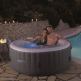 Infinite Inflatable Spa Xtra 800 4-Person Round - надуваем спа център за градината (сив) thumbnail 4