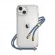 SwitchEasy Play Lanyard Ocean Case - хибриден удароустойчив кейс с връзка за носене за iPhone 14 (прозрачен)  thumbnail