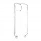 SwitchEasy Play Lanyard Ocean Case - хибриден удароустойчив кейс с връзка за носене за iPhone 14 (прозрачен)  thumbnail 4