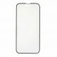 Prio 3D Glass Full Screen Curved Tempered Glass - калено стъклено защитно покритие за дисплея на iPhone 14 Pro Max (черен-прозрачен) (bulk) thumbnail