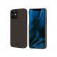 Pitaka MagEZ Aramid Fiber Case - кевларен кейс за iPhone 12 (черен-златист)  thumbnail