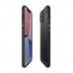 Spigen Thin Fit Case - качествен тънък матиран кейс за iPhone 14 (черен) thumbnail 7