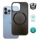 4smarts Carbon Case With UltiMag - удароустойчив кейс с карбоново покритие и MagSafe за iPhone 14 Pro Max (черен) thumbnail