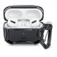 ESR AirPods Pro Cyber Armor Halolock MagSafe Case - силиконов удароустойчив калъф с карабинер съвместим с MagSafe за Apple AirPods Pro 2, AirPods Pro (черен) thumbnail 3