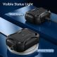 ESR AirPods Pro Cyber Armor Halolock MagSafe Case - силиконов удароустойчив калъф с карабинер съвместим с MagSafe за Apple AirPods Pro 2, AirPods Pro (черен) thumbnail 7