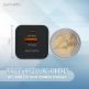 4smarts Wall Charger VoltPlug Duos Mini PD 20W - захранване за ел. мрежа с USB-A и USB-C изходи и технология за бързо зареждане (черен) thumbnail 6