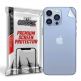 GrizzGlass UltraSkin Matte Back Film Protector - хибридно матирано защитно покритие за задната част на iPhone 14 Pro Max (прозрачен-мат) thumbnail