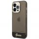 Guess Camera Outline Case - дизайнерски кейс с висока защита за iPhone 14 Pro Max (черен) thumbnail 2