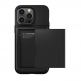 Spigen Slim Armor CS Case - хибриден кейс с отделение за кр. карти и най-висока степен на защита за iPhone 14 Pro (черен) thumbnail 3