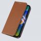 Dux Ducis Skin X2 Case - кожен калъф с поставка и отделение за кр. карти за iPhone 14 Pro Max (кафяв) thumbnail 6