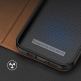 Dux Ducis Skin X2 Case - кожен калъф с поставка и отделение за кр. карти за iPhone 14 Pro Max (кафяв) thumbnail 10