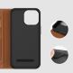 Dux Ducis Skin X2 Case - кожен калъф с поставка и отделение за кр. карти за iPhone 14 Pro Max (кафяв) thumbnail 11
