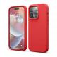 Elago Soft Silicone Case - силиконов (TPU) калъф за iPhone 14 Pro (червен) thumbnail