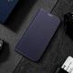 Dux Ducis Skin X2 Case - кожен калъф с поставка и отделение за кр. карти за iPhone 14 Pro (син) thumbnail 4