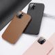 Dux Ducis Grit Faux Leather MagSafe Case - дизайнерски кожен кейс с MagSafe за iPhone 14 (розов) thumbnail 6