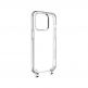 SwitchEasy Play Lanyard Ocean Case - хибриден удароустойчив кейс с връзка за носене за iPhone 14 Pro (прозрачен)  thumbnail 2