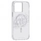 CaseMate Karat Touch MagSafe Case - дизайнерски удароустойчив кейс с истински перли и MagSafe за iPhone 14 Pro Max (прозрачен) thumbnail 3