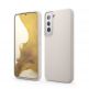 Elago Soft Silicone Case - силиконов (TPU) калъф за Samsung Galaxy S22 (бежов) thumbnail